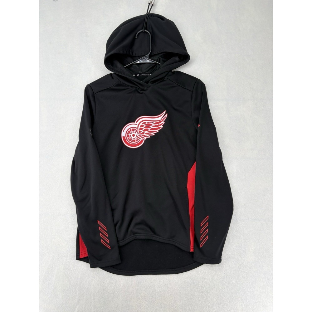 Fanatics Detroit Red Wings NHL Officially Licensed Hoodie Black Red Men's S